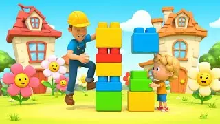 Roblox Tiny Builder&rsquo;s Wobbly Tower Adventure | Nursery Rhymes for Kids & Baby Songs