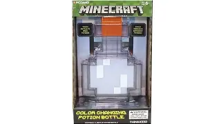 Minecraft Color Changing Potion Bottle Unboxing Review