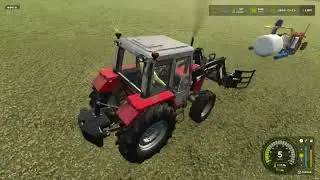 Baling And Wrapping Bales Farming Simulator 25 Timelapse(rennebu e 2)