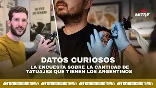 Las #TendenciasTommy y la encuesta sobre la cantidad de tatuajes que tienen los argentinos