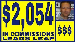 Leads Leap Review - $2,054.00 In Commissions - Free Lifetime Membership.