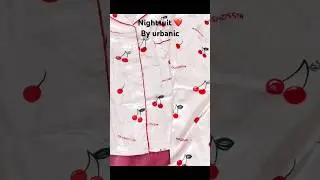 Savana Night Suit 💙 | Comfortable &bull; Stylish&bull; Perfect for Night Wear ✨#ytshorts #viralvideo #savana