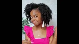 Stretched Twist-Out with Hask Curl Care on #NaturalHair #shorts #kinkyhair
