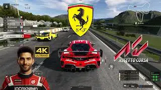 Cinematic Race Replay | Ferrari 488 Challenge Evo at Bannochbrae | Assetto Corsa UltraHD #4K