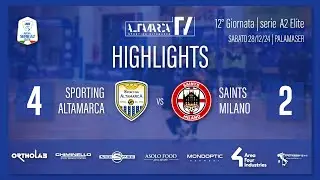 HIGHLIGHTS | SPORTING ALTAMARCA vs SAINTS MILANO
