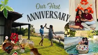 Our First Anniversary Vlog ✨| Project Karjat 🌿 | Part 1 | SanOmi Moments