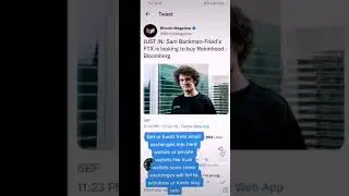 CEO FTX EXCHANGE WANRS EVERYONE TO REMOVE FUNDS FROM SMALL EXCHANGES.