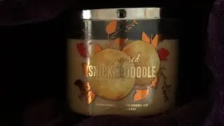 Sugared snickerdoodle candle review