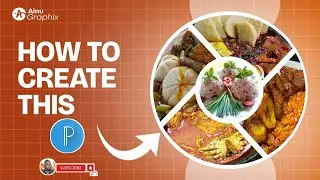 How to Create a Split Circle Collage in PixelLab | Easy Mobile Graphic Design Tutorials