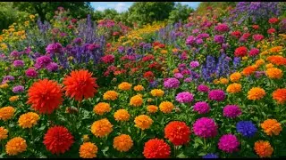 🌸🌿 Relax with Flowers 🌷🌼 | Beautiful Flowers for Peace 🕊️✨ | #flowers #garden