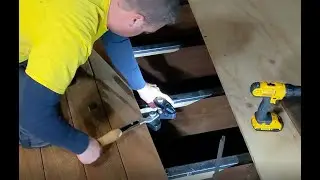 IPE Deck Board Installation using Hardwood Wrench