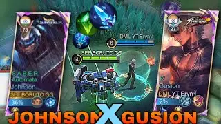 Johnson X Gusion Unstoppable!😱 Johnson New Mage Build 100% - Build Top 1 Global Johnson ~ MLBB