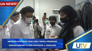 Menteri Koperasi dan UKM Tinjau Program Makan Bergizi di SDN Jagabaya 1 Cimaung | UN News | UTV