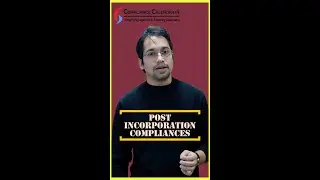 Post incorporation compliances I Compliance Calendar  #shorts #companyregistration