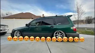 BAGGED STI FORESTER GETS A LIP KIT (imported from japan)
