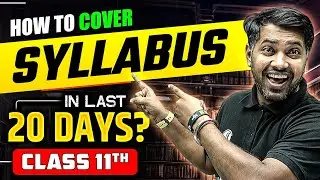 How to Cover Class 11th Commerce Syllabus In LAST 20 DAYS??
