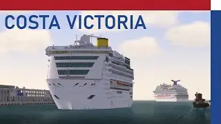 Costa Victoria Civitavecchia Departure - Vehicle Simulator (VSF)