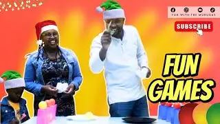 FAMILY CHRISTMAS ⛄ GAMES! HOLIDAY Fun with PLASTIC BALLS