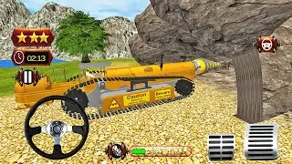 Tunnel Construction Simulator 3D - Highway Clearance with Heavy Machines - Android Gameplay