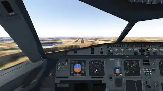 INFINITE FLIGHT IN 4K -  ILS RW32R in Madrid(MAD) - AF A320 - ATC(4) - IFA *IOS26* - 2160p 60s