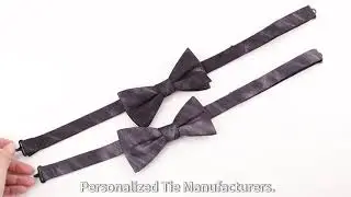 Featured Pure Handmade Gradient Casual Styles Tuxedo Show Shirt Matching Party Bow Ties for Gentles