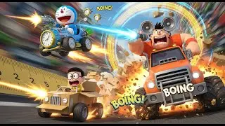 New Cartoon  Doraemon & Toy Cars Extreme Racing Adventure video For Kids Trending 2025