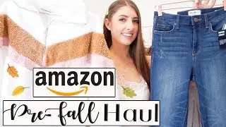 HUGE AMAZON PRE-FALL TRY ON HAUL *Fall staples you need!*