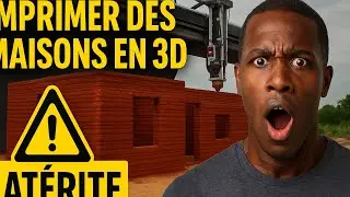 Ils impriment des maisons en 3D avec de la lat&eacute;rite ! R&eacute;volution en Afrique ?