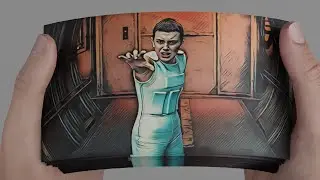 Papa Convince Eleven to Stay With Him Flipbook | Stranger Things 4 Flipbook