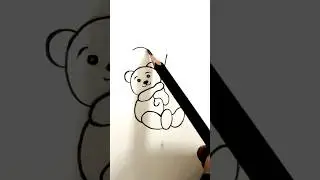Simple drawing||#shorts #dr#draw#op #art #cartoon #panda #music
