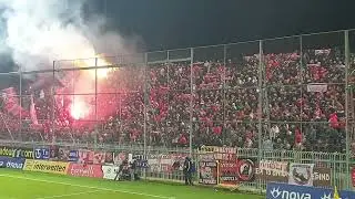 Olympiakos fans invading the Stadium of Asteras Tripolis & taking over the magical Peloponnese City