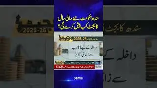 When will the Sindh government present the budget for the new fiscal year?