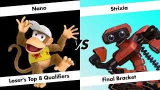 AV Smash Summit 2019 - Loser's Top 8 Qualifiers - Nano (Diddy Kong) vs Spirit | Strixia (R.O.B)