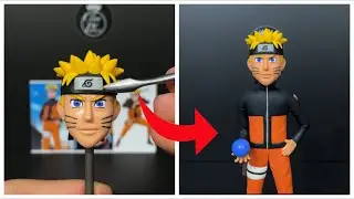 Sculpting NARUTO UZUMAKI with Clay (timelapse) | Clay Palace