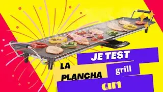 Gifi plancha &eacute;lectrique : Unboxing et revue des accessoires inclus