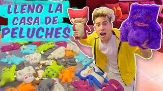 BROMA LLENO LA CASA DE PELUCHES MONSTRUOSOS !! 👻😱