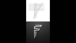 Letter F Logo Design | Illustrator Tutorial | How to make logo design in Adobe Illustrator CC
