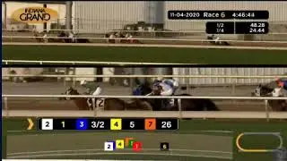 Nutty Train, trained by Jeff Greenhill, wins at Indiana Grand Race Course on November 4, 2020