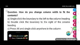 How do you change column width to fit the contents?