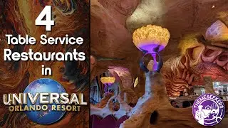 Еда на курорте Universal Orlando Resort &mdash; рестораны с обслуживанием за 4 столиками внутри парков