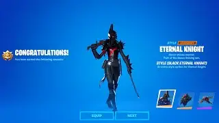 How to get Black & Gold Eternal knight Edit Style in Fortnite | All Week 9 Challenge Guide
