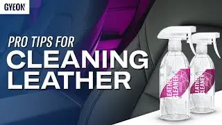 Leather Cleaning - The GYEON Way