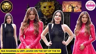 MTV Splitsvilla X6 Mischief Maker: Uorfi Javed & Nia Sharma Spotted at the Sets of #The50