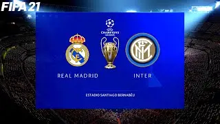 FIFA 21 | Real Madrid vs Inter Milan - UEFA Champions League - Full Match & Gameplay