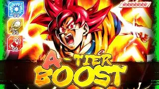 A-TIER BOOST SSG GOKU IN THIS META? CAN HE COMPETE? | Dragon Ball Legends