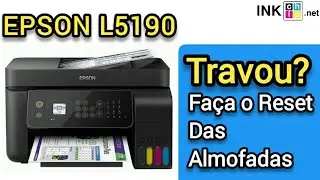 Redefinir Contador de Tinta residual Epson L5190 | Travada | Solução Fácil!