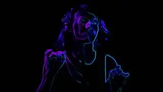 Dancing in neon Free HD footage HD Video 1080p
