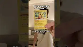 The progression of a collector #pokemoncomedy #pokemon #pokemonskit #pokemoncards #skit #funny