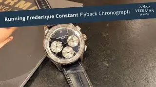 Running Frederique Constant Flyback Chronograph Manufacture