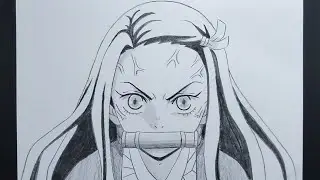 How To Draw Nezuko Step By Step || Easy Demon Slayer Art Drawing